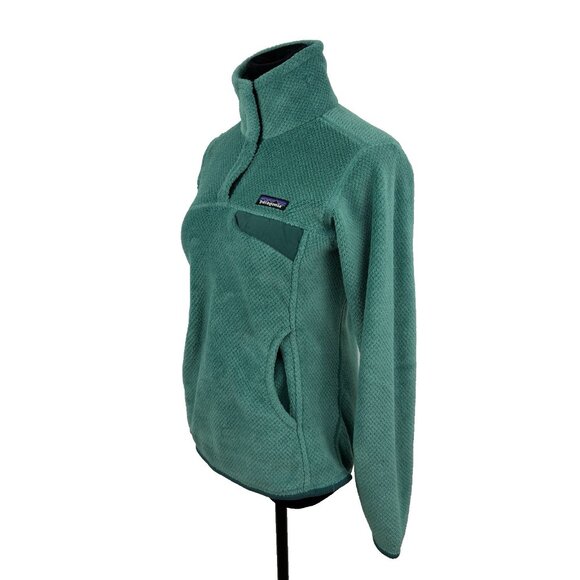 PATAGONIA Re-Tool Snap-T fleece pullover - women's size XS green 25442 - Picture 5 of 9